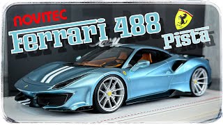 Novitec Ferrari 488 Pista (Ice Blue)IVY1812-IB2 49/66 •Ivy Models• 1/18