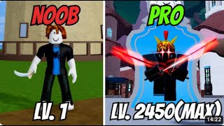 Blox fruits ( noob to pro ) only Swords #1