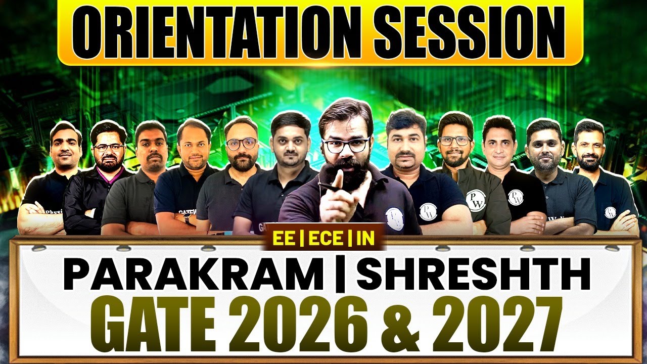 GATE 2026 / 2027 Preparation | EE / ECE / IN | Parakram & Shreshth ...