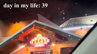 work & texas roadhouse date! | 04/08/23