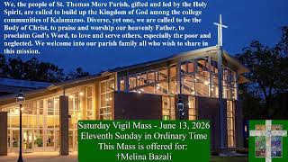 Saturday Vigil Mass - June 13, 2026