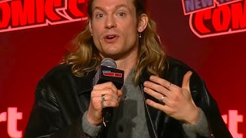 Sam Reid, Jacob Anderson, Jennifer Ehle & Assad Zaman in #TheVampireLestat NYCC Panel ❤️🩸