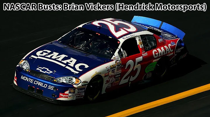 NASCAR Busts: Brian Vickers (Hendrick Motorsports)