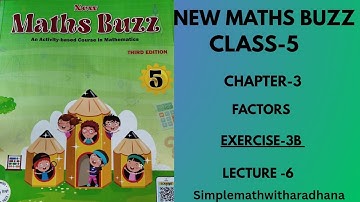 NEW MATHS BUZZ || CLASS 5 || CHAPTER 3 ||FACTOR || EXERCISE-3B || PRIME NUMBER || COMPOSITE NUMBER