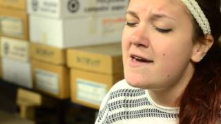 Brooke DiCaro sings at the Courier-Post