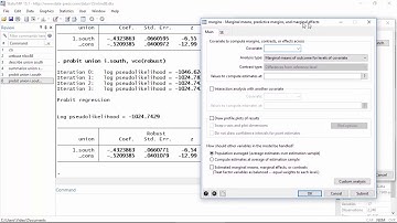 Probit regression with categorical covariates