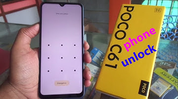 POCO C61 Hard reset and remove pattern lock 🔐