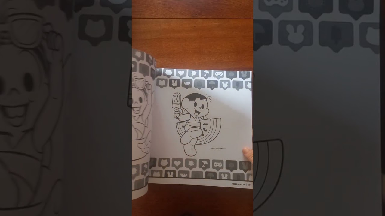 Livro de colorir #turmadamônica #arteterapia #review