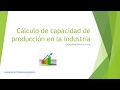 Facil Cálculo de capacidad de producción