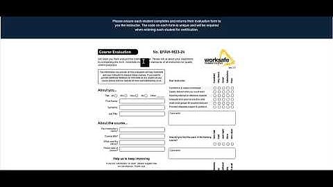 How to obtain Student Evaluation Numbers