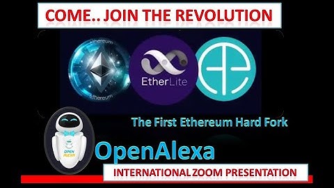 EtherLite Open Alexa International Zoom Presentation recorded 25 May 2021 [ Language-English ]