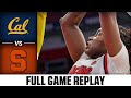 Cal vs. Syracuse Full Game Replay | 2025-26 ACC Women's Basketball