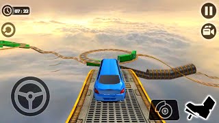 Impossible Limousine Tracks 3D: Blue Limo Driving Simulator Levels 18, 19 - Android Gameplay screenshot 2