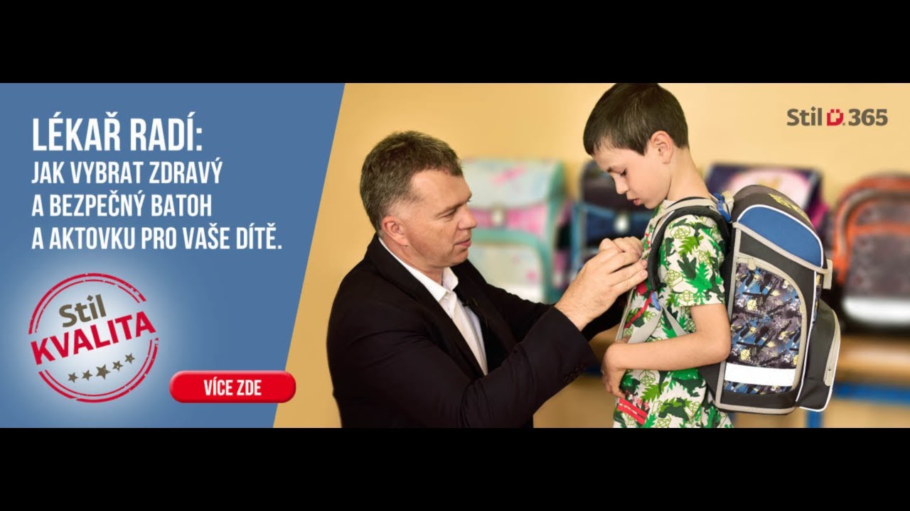 Školní batohy - lékař radí, jak má vypadat správný školní batoh a aktovka