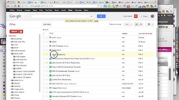 Create a folder in Google Drive