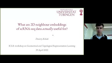 What are 2D neighbour embeddings of scRNA-seq data actually useful for? (Dmitry Kobak)