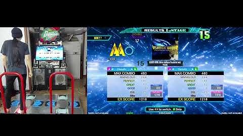 HN!! DDR SABER WING(AKIRA ISHIHARA Headshot mix) DOUBLE CHALLENGE CDP 17  FULL COMBO