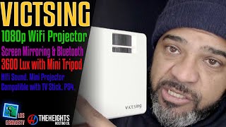 VicTsing WiFi 1080p LED Portable Projector  : LGTV Review