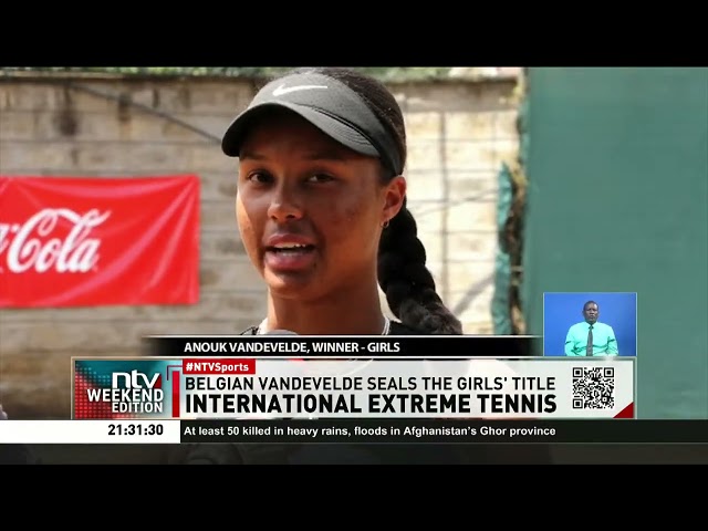 Belgian Vandevelde seals the girls title in the International Extreme Tennis competition