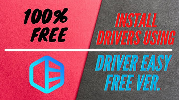 COMPLETELY MANUAL: How to install a driver using Driver Easy free version
