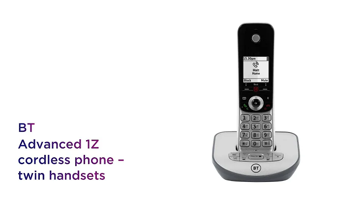 BT Advanced 1Z Cordless Phone - Twin Handsets | Product Overview | Currys PC World