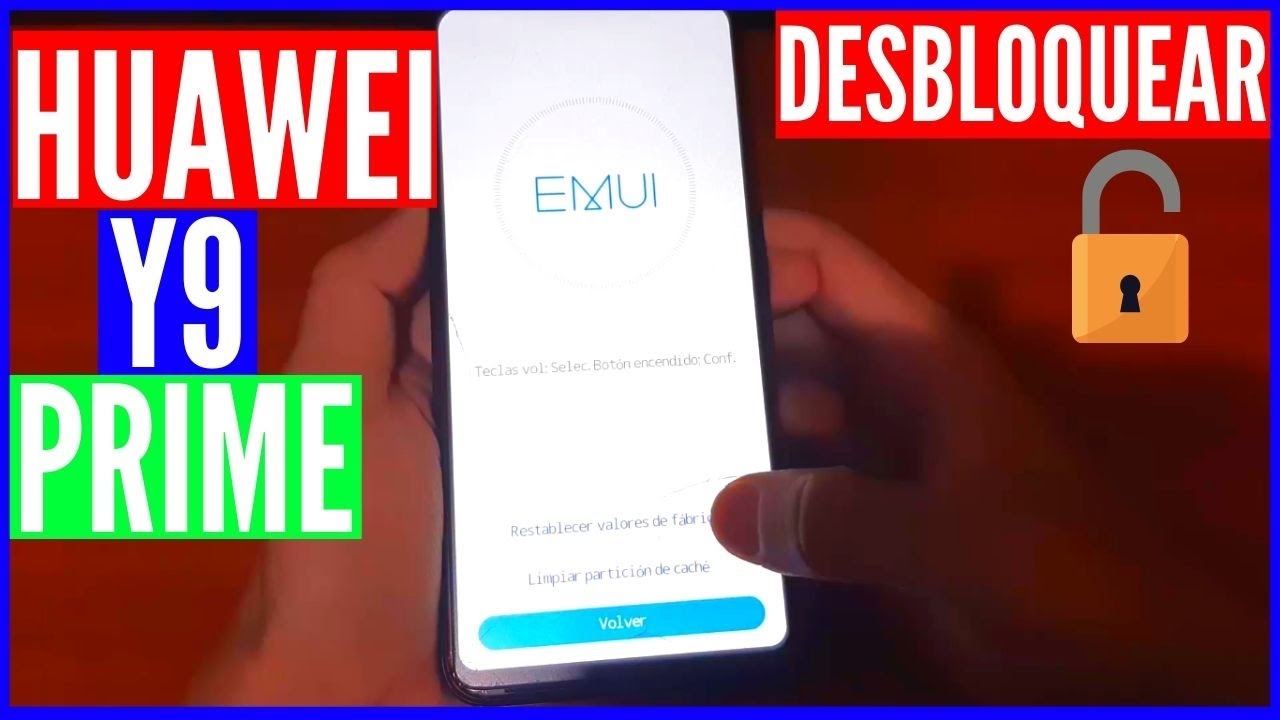  COMO DESBLOQUEAR UN CELULAR CON PATRON HUAWEI Y9 PRIME 2019 HARD RESET Y9 PRIME 2019 STK LX3 