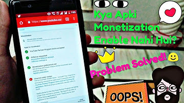 Monetization Not Enabled After 10k Views? What To Do? /Watch This Video!