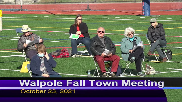 Fall Town Meeting October 23, 2021