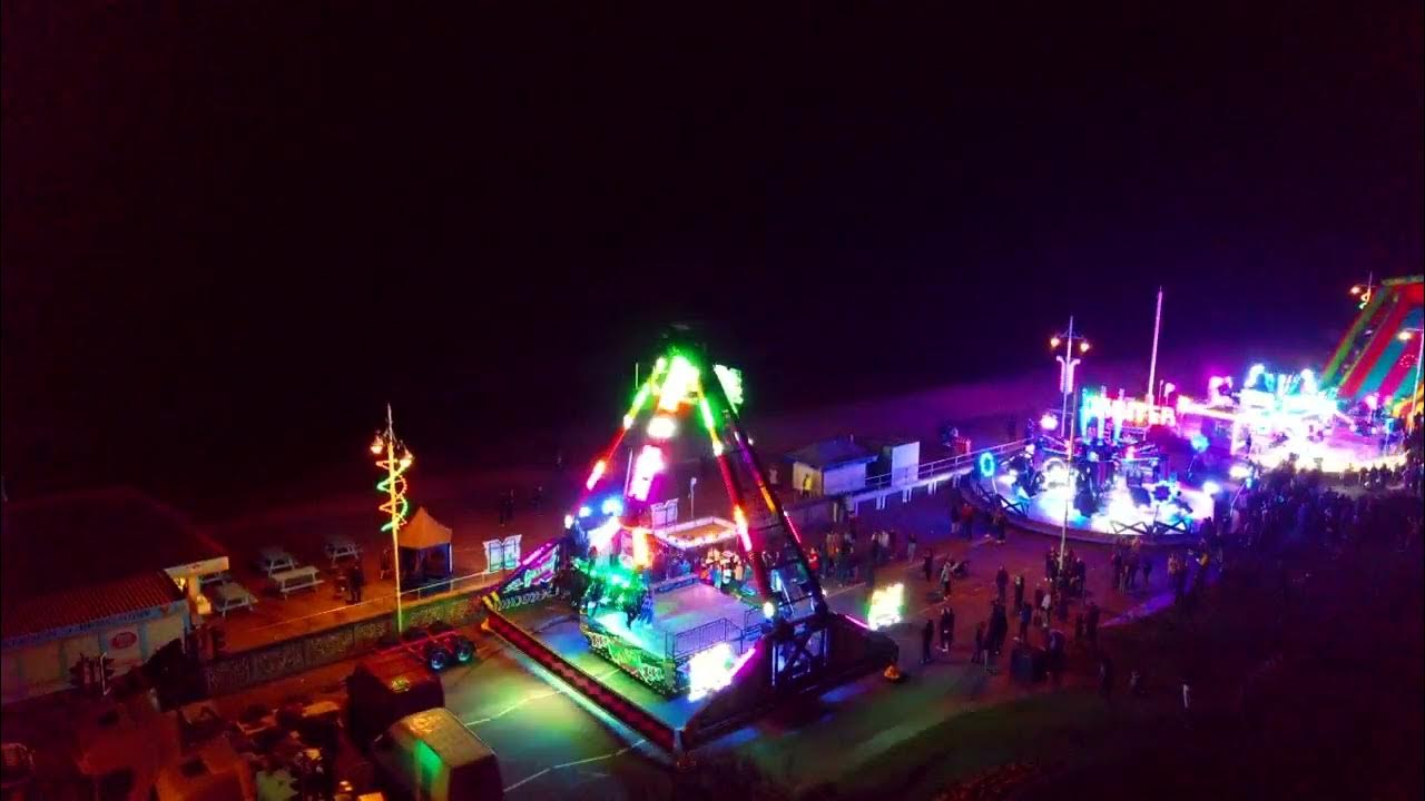 Bognor Regis funfair Easter weekend by drone in April 2022 YouTube