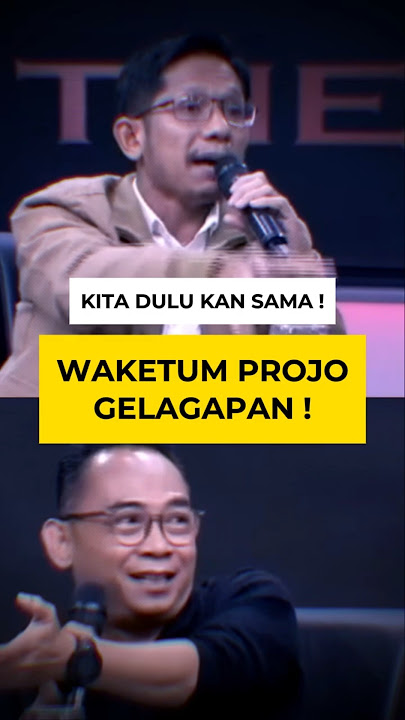 KENAPA DIGANTI⁉️ WAKETUM PROJO GELAGAPAN #jokowi #prabowo