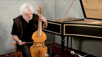 Russ Hodge performing "Allemand-Tripla" by Johann Hermann Schein on a 2022 viol by Michael Batell