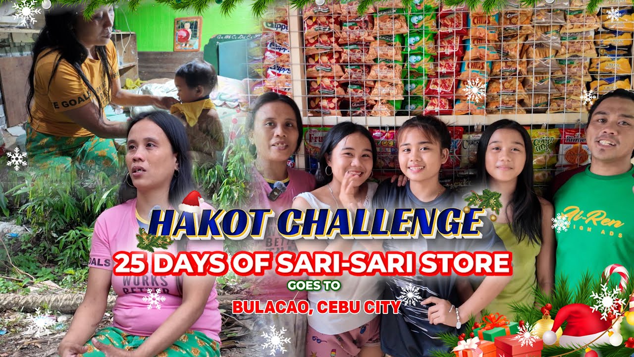 HAKOT CHALLENGE SARI-SARI STORE WINNER FROM BULACAO, CEBU CITY 🎁🎄| MARICEL P. TULFO