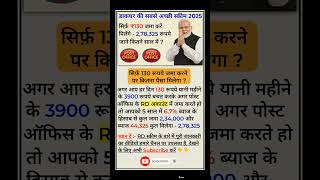 Post Office RD Scheme 2025 | What is RD| RD - Interest Rate, Calculator, All Rules &amp; Benefits ||