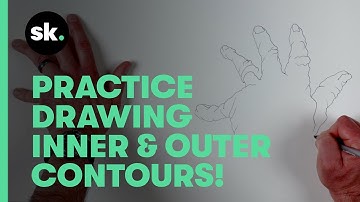 30-Day Drawing Challenge | Day 14: Practice Drawing Inner and Outer Contours