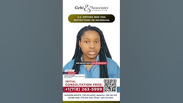 U.S. Announces New Visa Restrictions Targeting Nicaragua