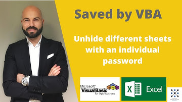 Saved by VBA - Unhide different sheets with individual password