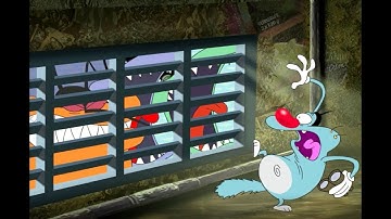 हिंदी Oggy and the Cockroaches - Inside Out (S03E16) - Hindi Cartoons for Kids