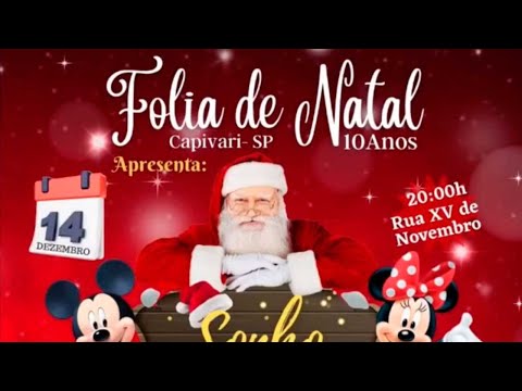 Projeto Folia de Natal realiza o desfile Sonho Mágico em Capivari