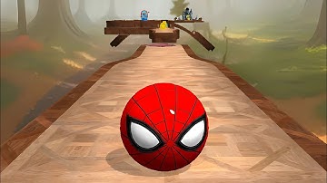 Sky Rolling Ball 3D Gameplay Speedrun Max All Levels 1998