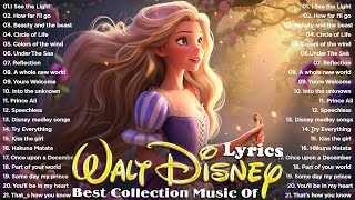 Greatest Disney Songs With Lyrics 👒 Disney Princess Songs 👒 The Most Romantic Disney Songs Playlis