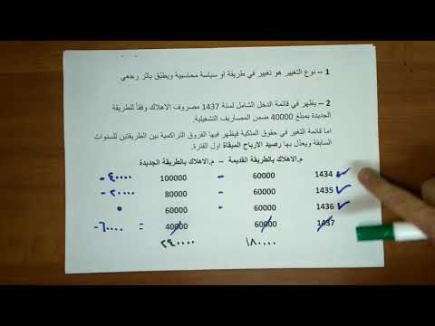 فيديو: ما هو الأثر التراكمي في المحاسبة؟