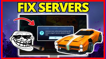How to Fix "Error While Communicating with Rocket League Servers" (2025) | 100% Working⚡