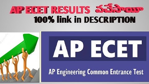 Ap Ecet results check online 2019