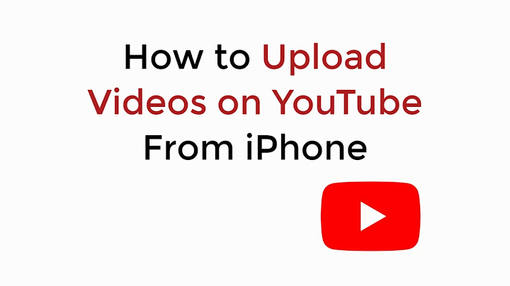 How to upload a video to youtube from iphone without app