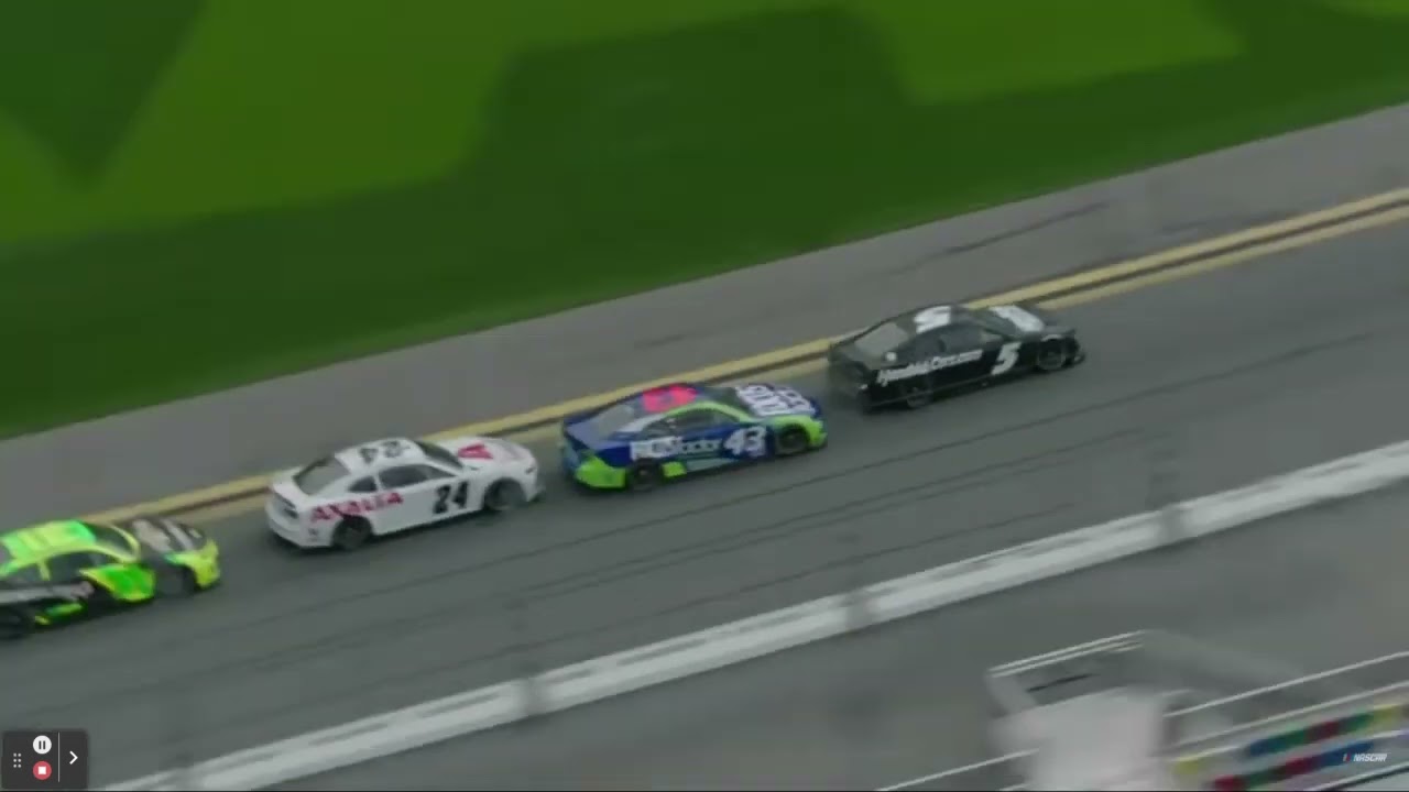 Nascar Next Gen Drafting Practice at Daytona