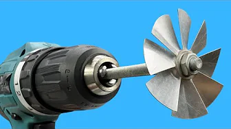 Just insert a metal fan into your drill and you will be amazed at the results