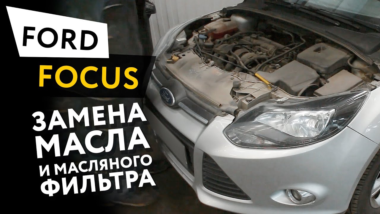 Замена масла и масляного фильтра Ford Focus 2