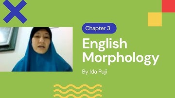 English Morphology Chapter 3 Morphemes and Allomorphs