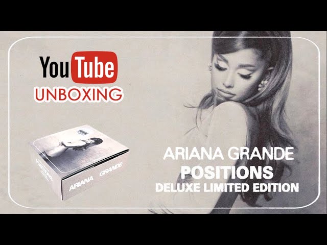 Ariana Grande Positions Deluxe Fan Box Edition unboxing - YouTube