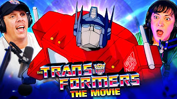 TRANSFORMERS THE MOVIE (1986) REACTION | FIRST TIME WATCH! | ANIMATED CLASSIC
